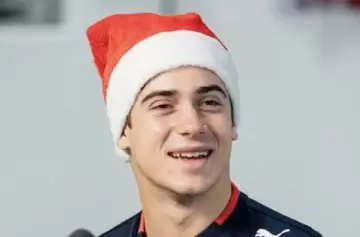 Colapinto, protagonista del "Secret Santa F1": qué le regaló Tsunoda y el increíble detalle para Bearman