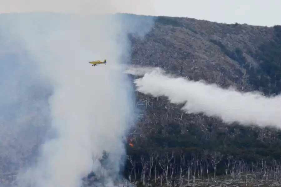 Incendio Lago Menéndez