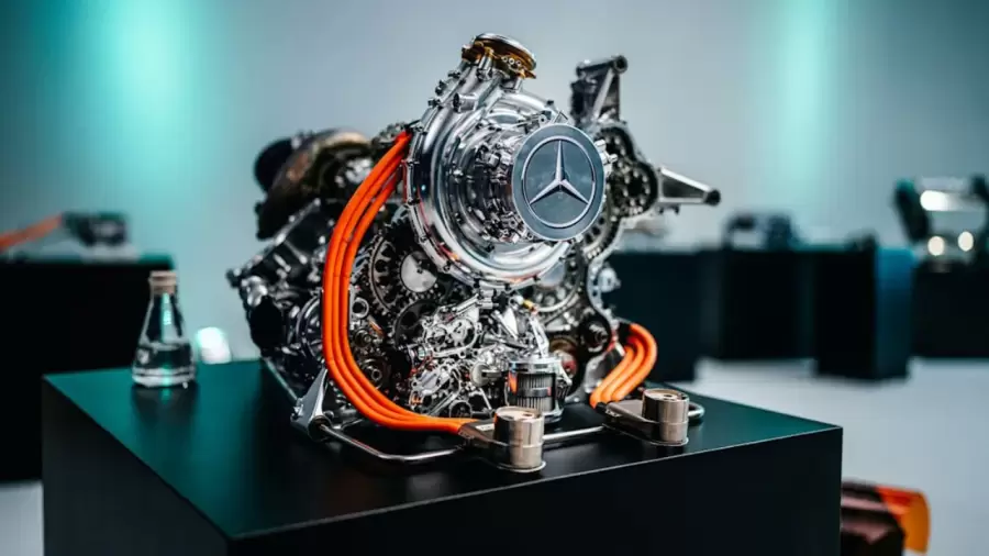 El motor Mercedes que usará Alpine en la temporada 2026.