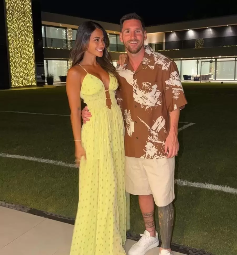 Leo Messi pasó Nochebuena en Rosario