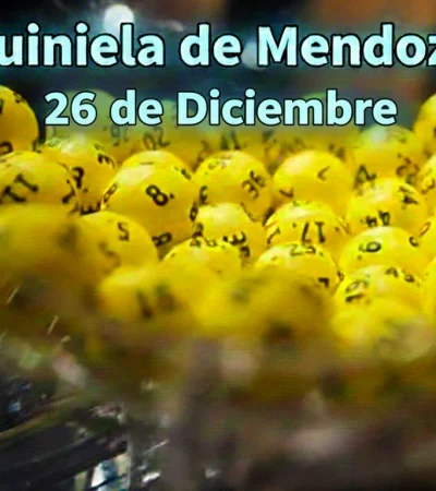 Quiniela de Mendoza del 26 de diciembre