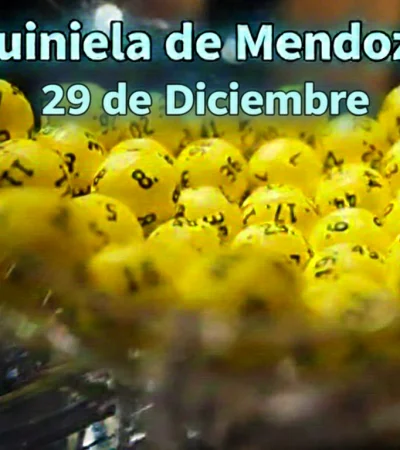 Quiniela de Mendoza del 29 de diciembre