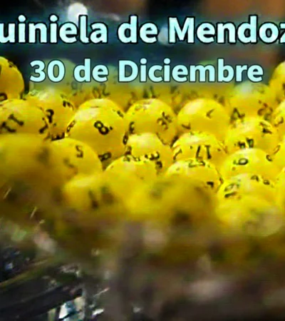 Quiniela de Mendoza del 30 de diciembre