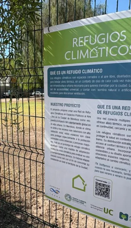 Estructura modular y sustentable: así es el nuevo oasis urbano diseñado para proteger a adultos mayores y niños del calor extremo.