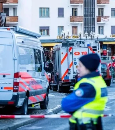 Incendio en Suiza/ Fuente: France 24