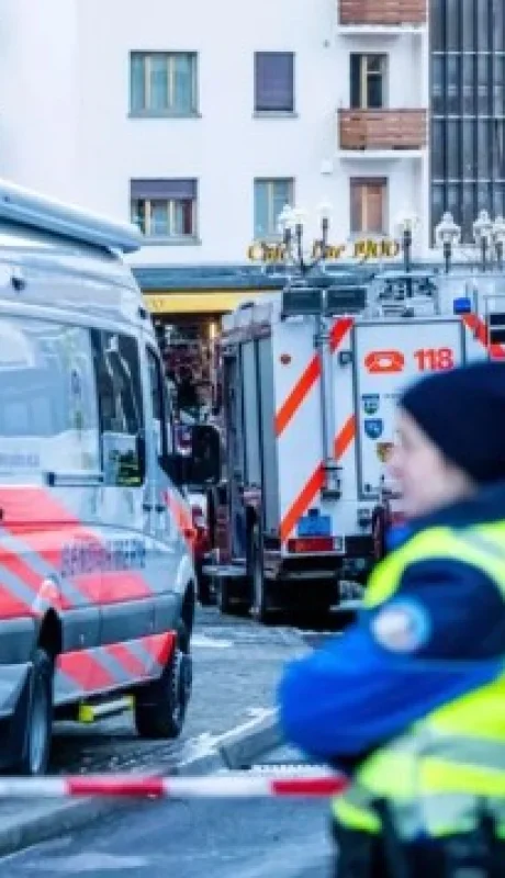 Incendio en Suiza/ Fuente: France 24