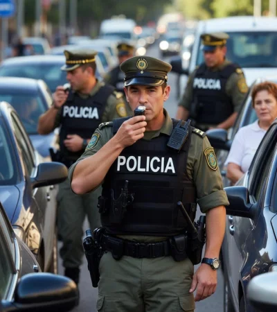 Las insólitas excusas de conductores borrachos en los controles de Año Nuevo.