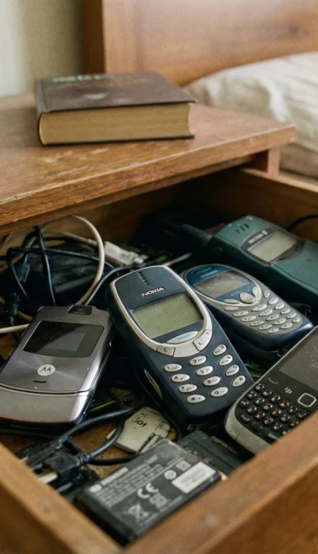 Más que nostalgia: los componentes químicos de los celulares antiguos representan un riesgo tóxico y de incendio.