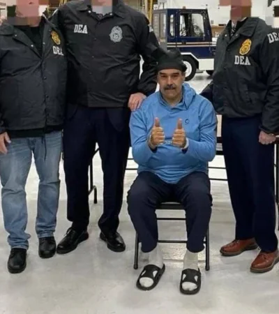 La foto difundida de Maduro en EE.UU