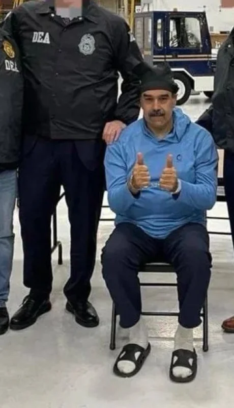 La foto difundida de Maduro en EE.UU