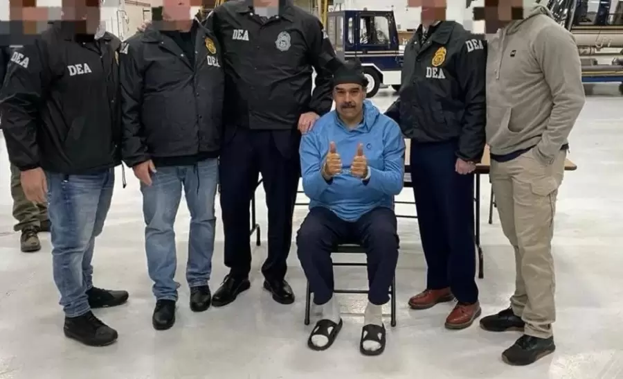 La foto difundida de Maduro en EE.UU