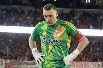 Alarma en River: Franco Armani sufrió una lesión y hay preocupación por su regreso