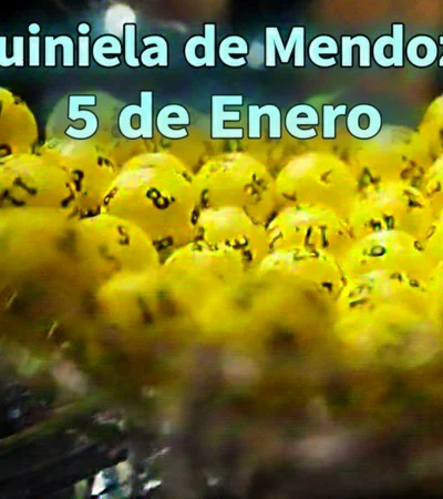 Quiniela de Mendoza del 5 de enero