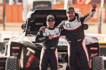 La emoción del mendocino Jacomy tras ganar su primera etapa en el Dakar: "Es algo único"