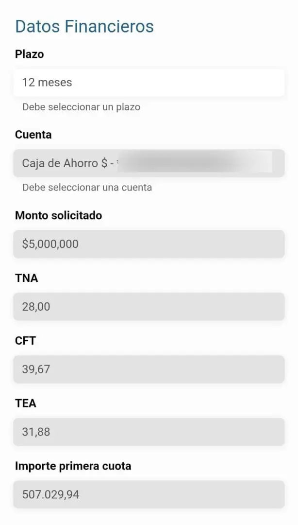 Préstamos vacaciones BNA+