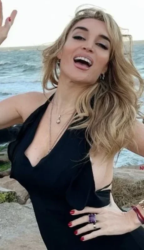 Fátima Florez en Mar del Plata.