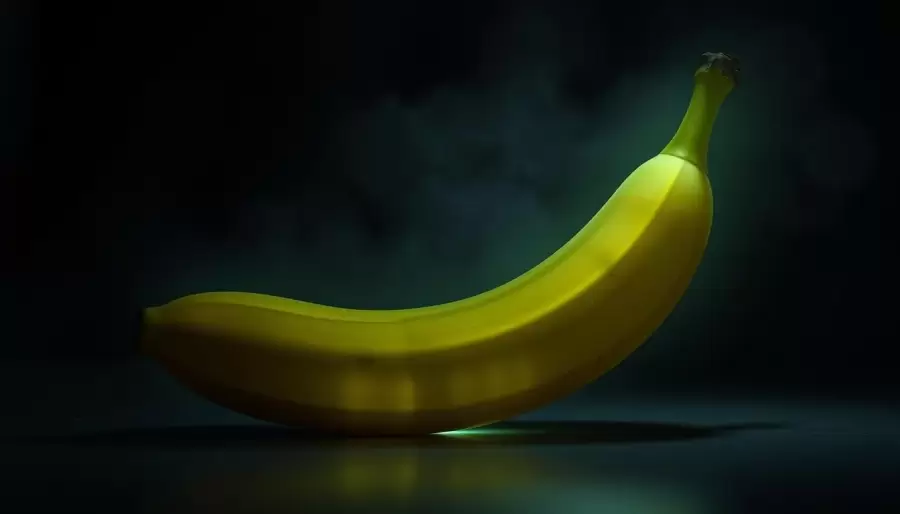 La banana, una de las frutas con contenido radiactivo.
