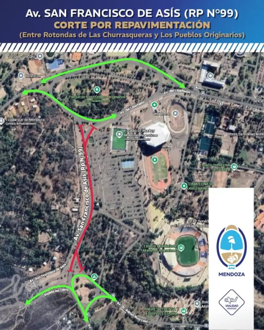 Asfaltado Parque San Martin