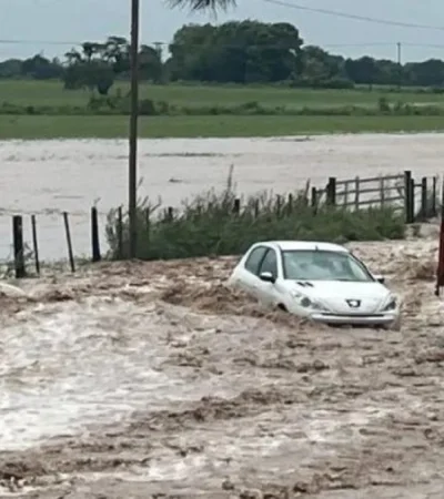 Diluvio en Salta: cayeron 90 milímetros en una hora, hay rutas cortadas y sigue el alerta amarilla