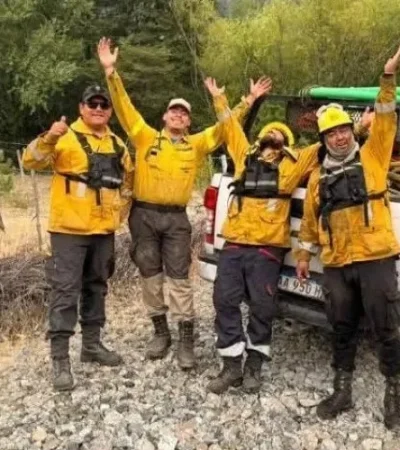 La lluvia trajo un buen alivio en el Sur