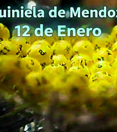 Quiniela de Mendoza del 12 de enero