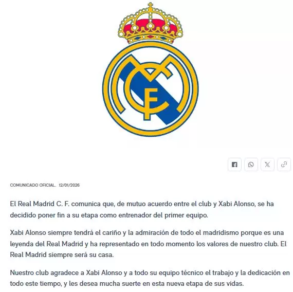 El anuncio del Real Madrid.