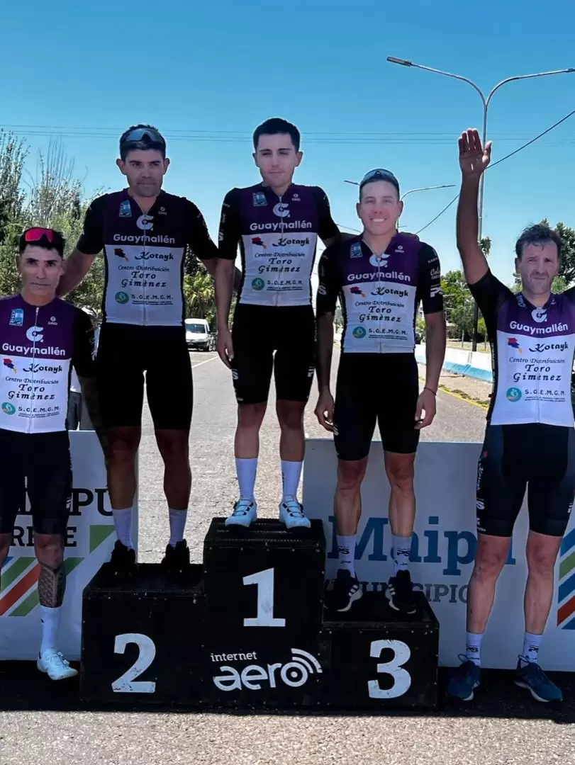 Guaymallén copó el podio en Maipú