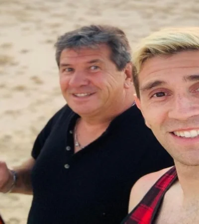 Dibu y su papá. Una relación de amor y acompañamiento.