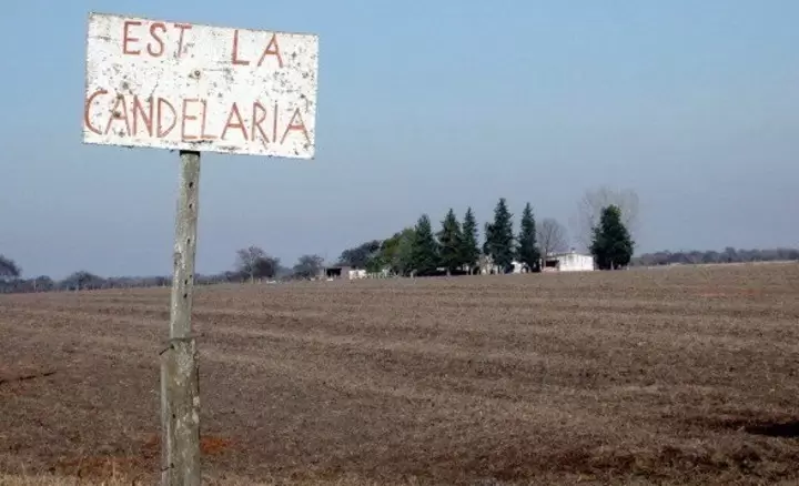 Estancia La Candelaria, donde residía la familia desaparecida. (Foto: archivo web)