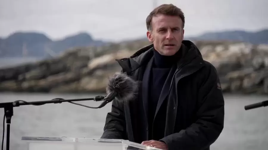 Emanuel Macron visitó Groenlandia en agosto