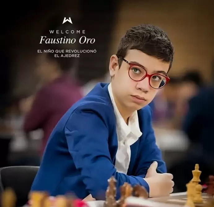 Faustino Oro el chico argentino que revolucionó el ajedrez.