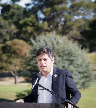 El gobernador bonaerense Axel Kicillof, lanzado al espacio federal. (Foto: gentileza)