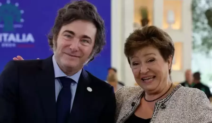 Posible encuentrl de Milei y Georgieva en Davos