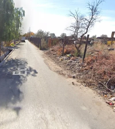 Calle Ecuador de Maipú zona donde encontraron los restos humananos