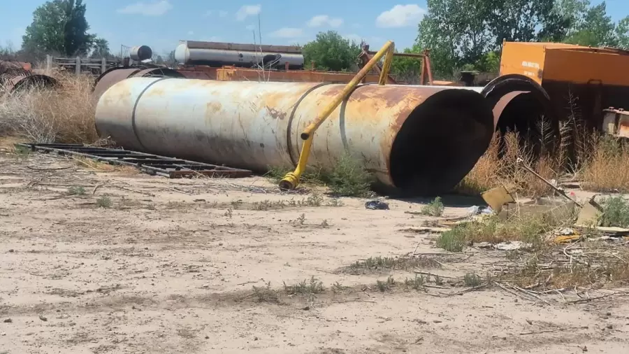 Calle Ecuador de Maipú zona donde encontraron los restos humananos