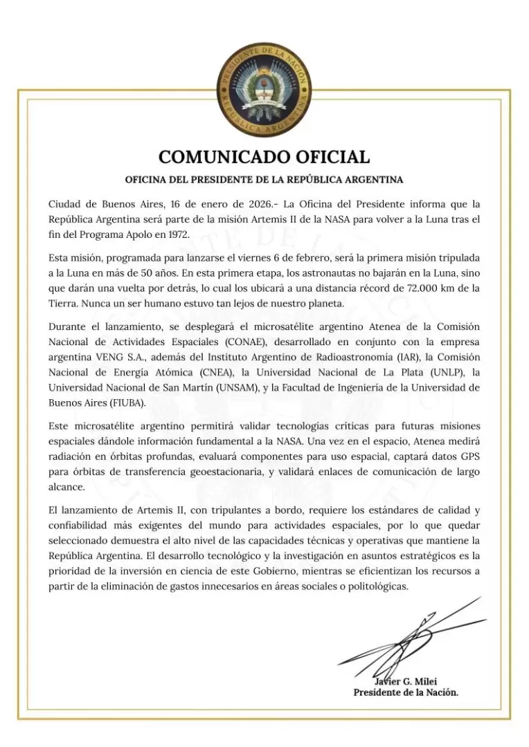 comunicado
