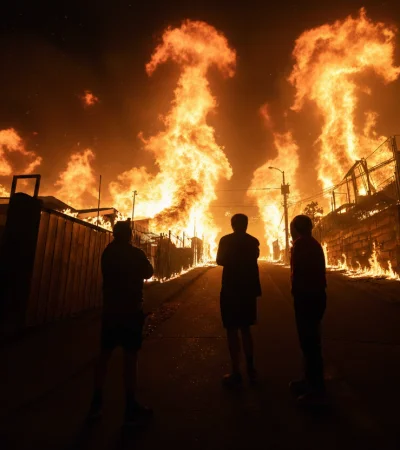 El sur de Chile vuelve a sufrir el flagelo de las llamas.
