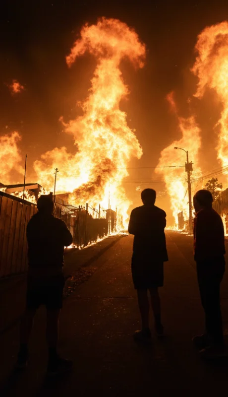 El sur de Chile vuelve a sufrir el flagelo de las llamas.