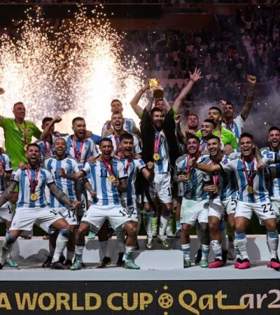 La alegría de Qatar en 2022.