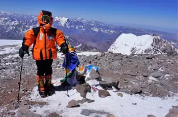 Murió un andinista francés en el cerro Aconcagua cerca de la cumbre