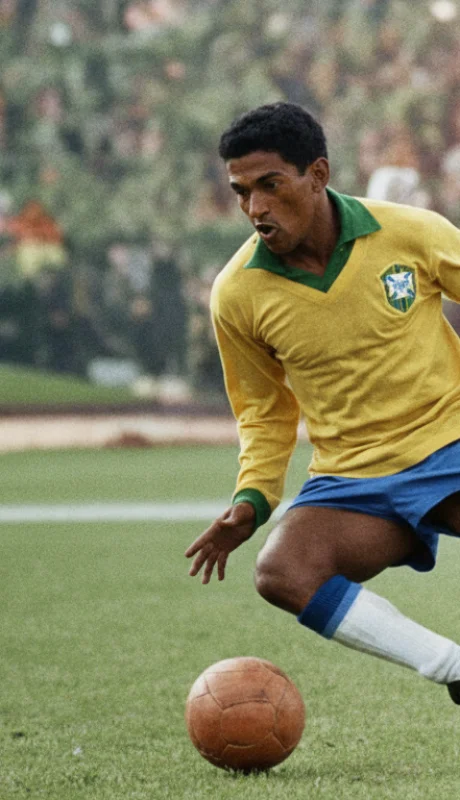 Garrincha a todo color en la versión de Gémini