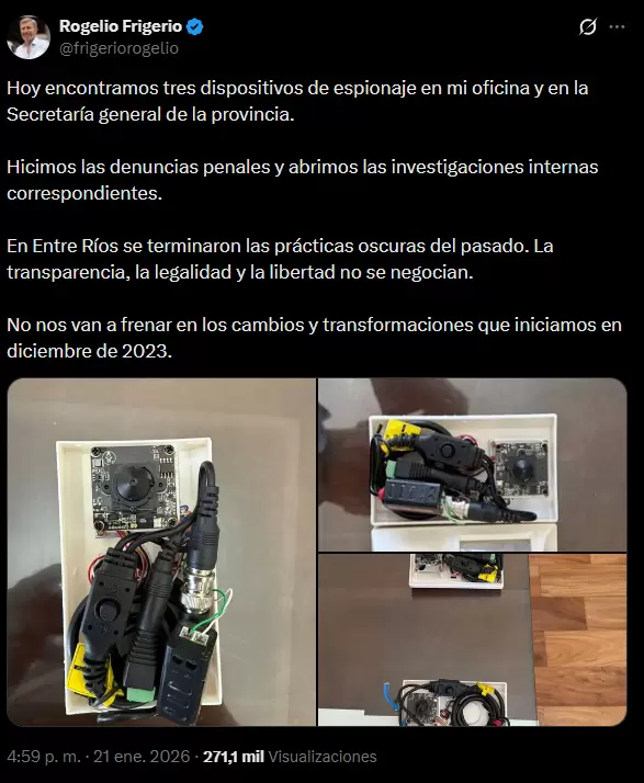 Tweet Rogleio Frigerio