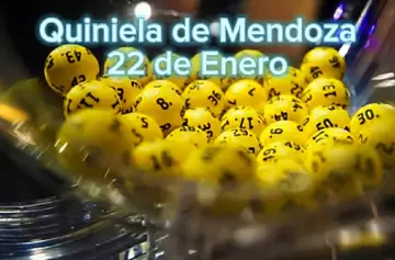 Quiniela de Mendoza hoy EN VIVO: resultados del jueves 22 de enero de 2026