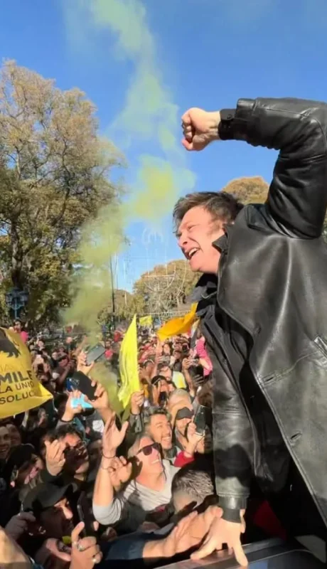 Javier Milei en campaña. (Imagen: archivo web)