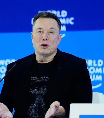 Elon Musk en el Foro de Davos: el empresario advirtió que la IA superará la capacidad humana en solo cinco años.