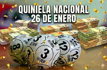 Quiniela Nacional (Ciudad): todos los resultados de hoy, lunes 26 de enero de 2026