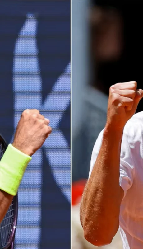 El rostro de la derrota: Francisco Cerúndolo refleja el agotamiento y la frustración tras quedar eliminado en los octavos de final.