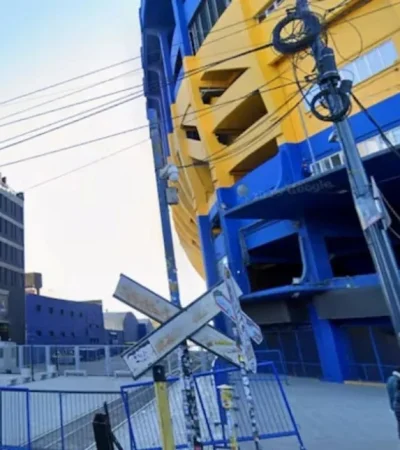 El incendio se produjo en un local cercano a la cancha de Boca