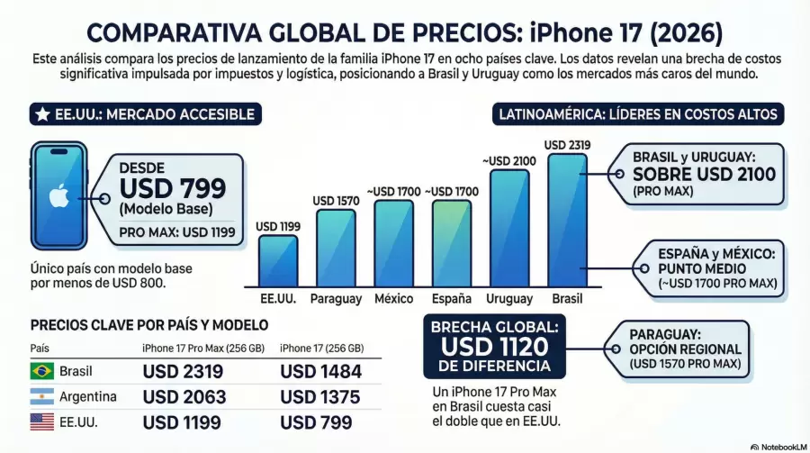 Precios del IPhone 17