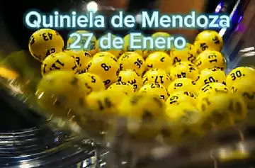 Quiniela de Mendoza hoy EN VIVO: resultados del martes 27 de enero de 2026